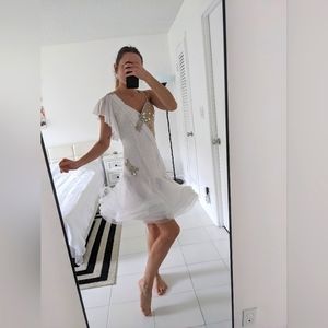 White Competition Latin Dance Dress (New)